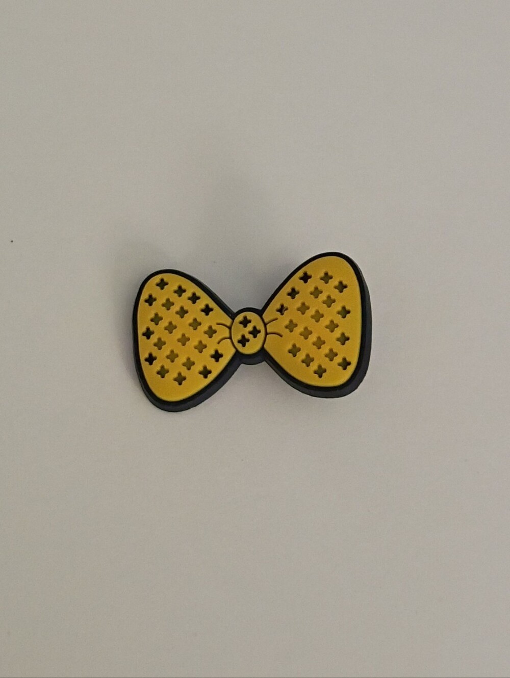 10 for $10 Jibbitz Croc Charms - Yellow Coquette Bow With Sparkle / Stars 3